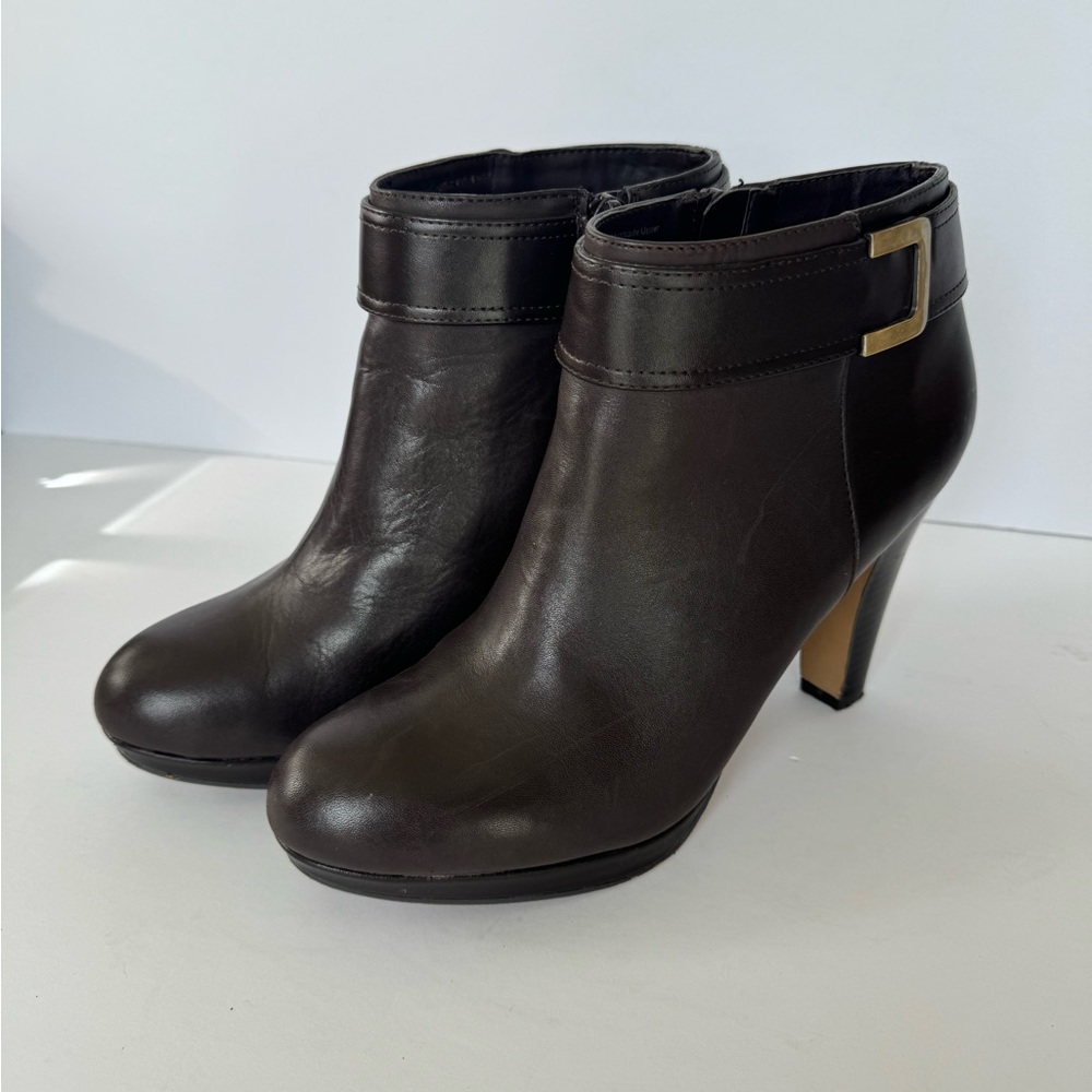 Giani Bernini Dark Brown Heeled Boots